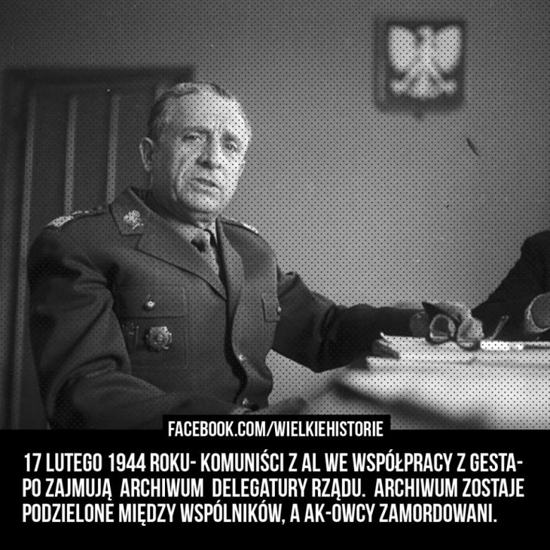 Wspólny napad członków komunistycznej Polskiej Partii Robotniczej i niemieckiej policji politycznej Gestapo, 1944