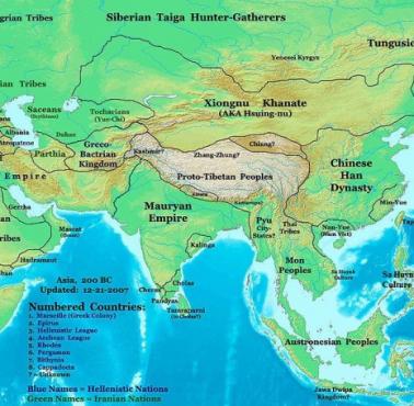 Azja w 200 roku p.n.e.