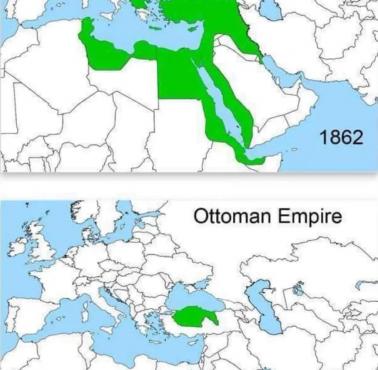Imperium Osmańskie, 1862 vs 1920