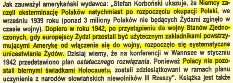 Książka Stefana Korbońskiego z 1954 roku W imieniu Rzeczypospolitej jest jednym z podstawowych źródeł informacji ...