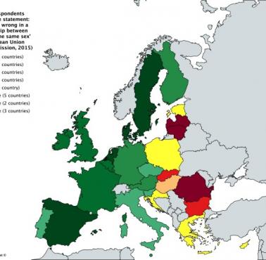 Postawy społeczne w Europie dotyczące homoseksualizmu