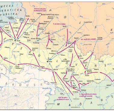 Inwazja wojsk radzieckich, polskich ... na Czechosłowację, Operacja Dunaj, 1968
