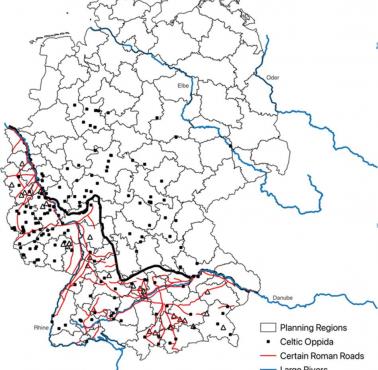 Rzymskie limes. Rrzymskie miasta w Niemczech