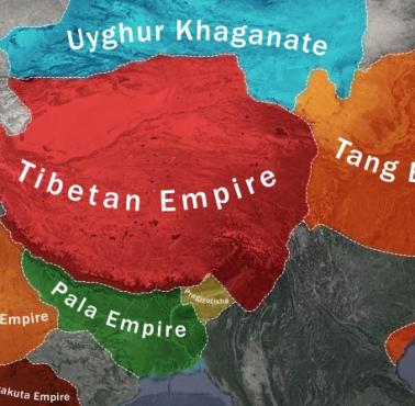 Imperia azjatyckiej w VIII wieku