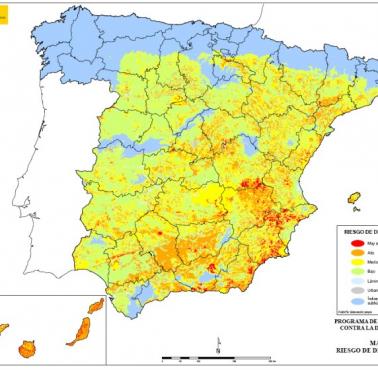 Ryzyko pustynnienia w Hiszpanii