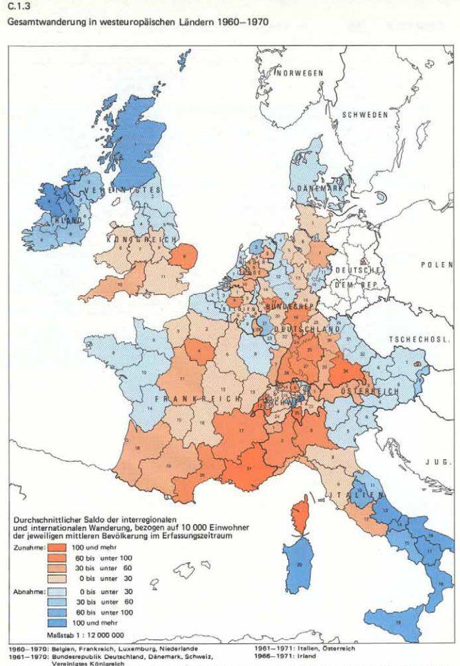 Migracja w Europie Zachodniej w latach 1960-1970