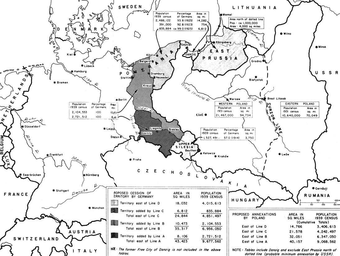 Alianckie propozycje podziału Niemiec po II wojnie