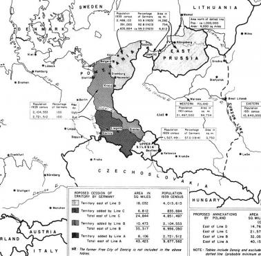 Alianckie propozycje podziału Niemiec po II wojnie