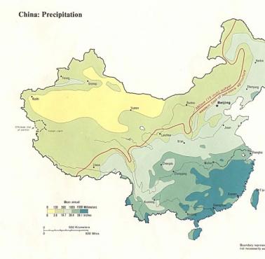 Opady w Chinach, 1983