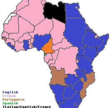 Języki europejskie w Afryce