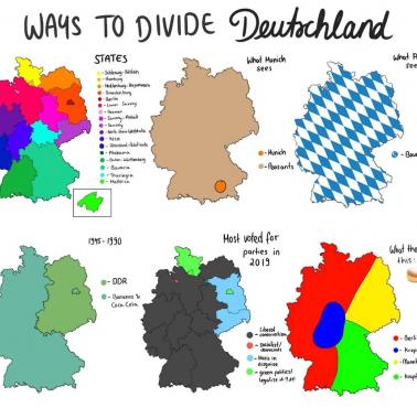 6 sposobów na podzielenie Niemiec