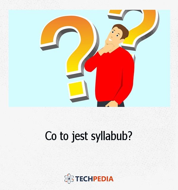 Co to jest syllabub?