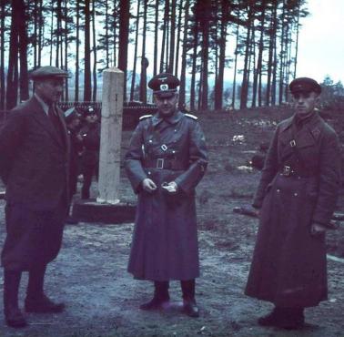 Spotkanie sojuszników na granicy niemiecko-sowieckiej pod Augustowem, jesień 1939 roku