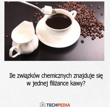 Ile związków chemicznych znajduje się w jednej filiżance kawy?
