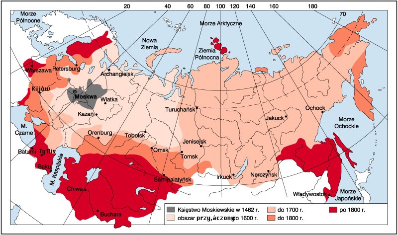 Ekspansja terytorialna Rosji od 1462 roku