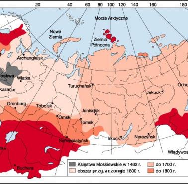 Ekspansja terytorialna Rosji od 1462 roku