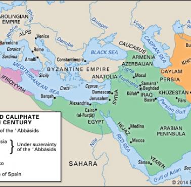 Kalifat Abbasydów w IX wieku