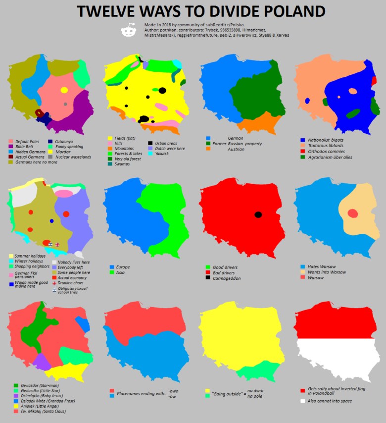 12 sposobów podziału Polski