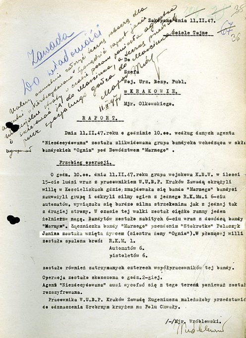 11 II 1947 UB morduje w Kościelisku Polskich Powstańców od Śp.Mjr Ognia ...