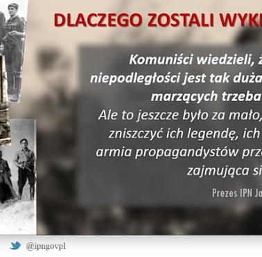 Żołnierze Wyklęci mieli zostać zapomniani, tak jak ci w Katyniu, którzy zostali zepchnięci w niepamięć