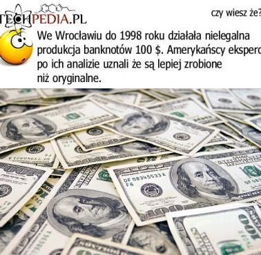 Nielegalna produkcja banknotów