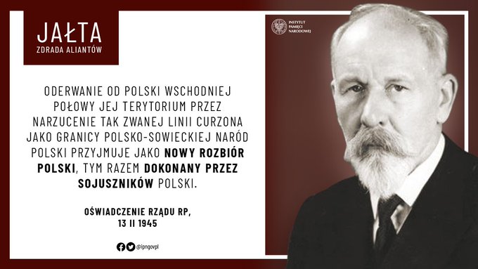 Oświadczenie polskiego rządu odnośnie rozbiorów Polski w Teheranie (1943) i Jałcie (1945)
