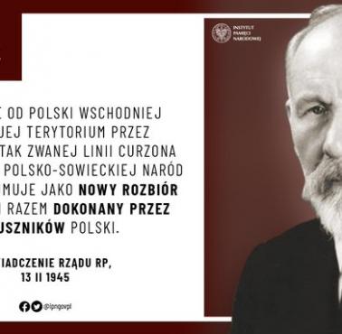 Oświadczenie polskiego rządu odnośnie rozbiorów Polski w Teheranie (1943) i Jałcie (1945)