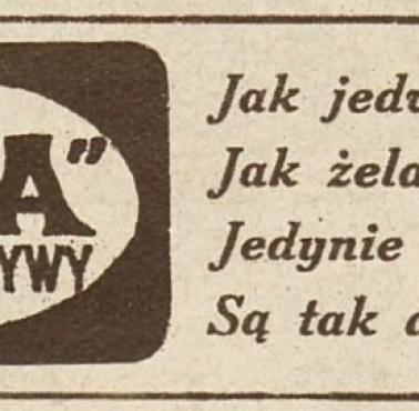 Reklama prezerwatyw Olla z 1930 roku
