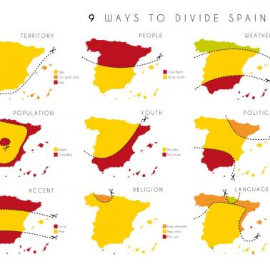9 sposobów na podzielenie Hiszpanii