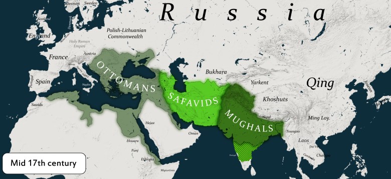 Zasięg Islamu w XVII wieku