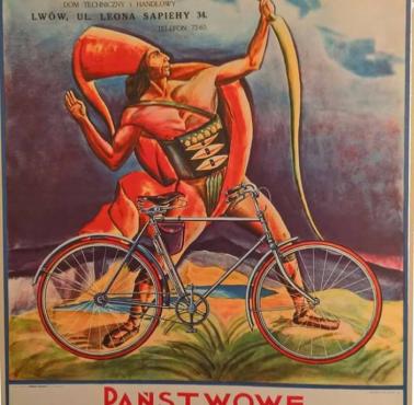 Polski rower na polskie drogi, reklama z 1930 roku
