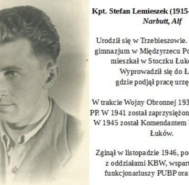 24/25 I 1946 Polscy Powstańcy z Oddziału WiN Śp.Kpt.Stefana Lemieszka "Alfa" rozbijają UB-ecką  katownię w Łukowie i ...