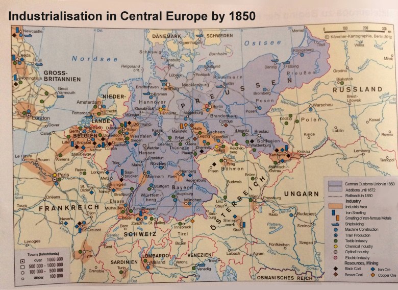 Gospodarka Europy Środkowej w 1850 roku