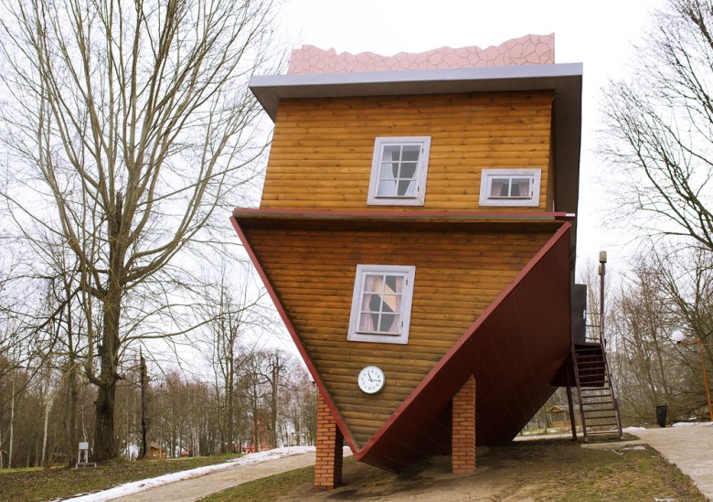 Bardzo oryginalny domek