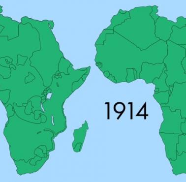 Granice Afryki, 1884, 1914