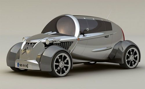 Future Car Concept Designs - Citroen New 2CV