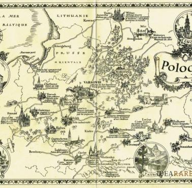 Obrazkowa mapa Polski, 1930