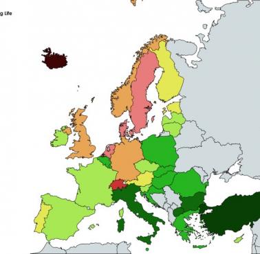 Czas trwania życia zawodowego w krajach europejskich