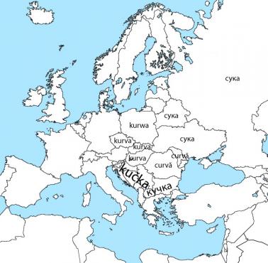 Słowo "ku*wa" w Europie Środkowej i Wschodniej