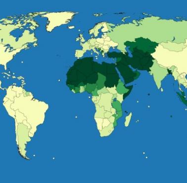 Muzułmanie w poszczególnych państwach świata