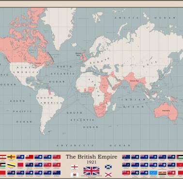 Imperium brytyjskie u szczytu potęgi, 1921