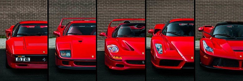 5 generacji Ferrari