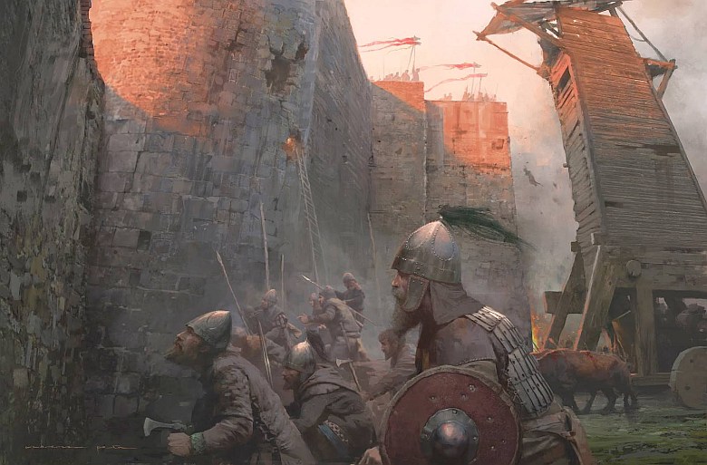 Ostrogoci podczas zdobywania Rzymu