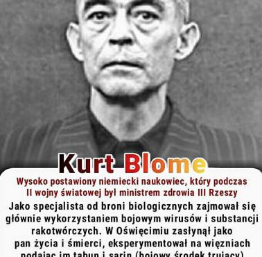 Historia "kariery" Kurta Blome