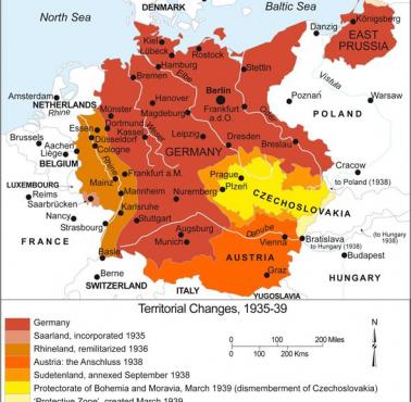 Ekspansja terytorialna Niemiec do końca lat 30-tych XX wieku