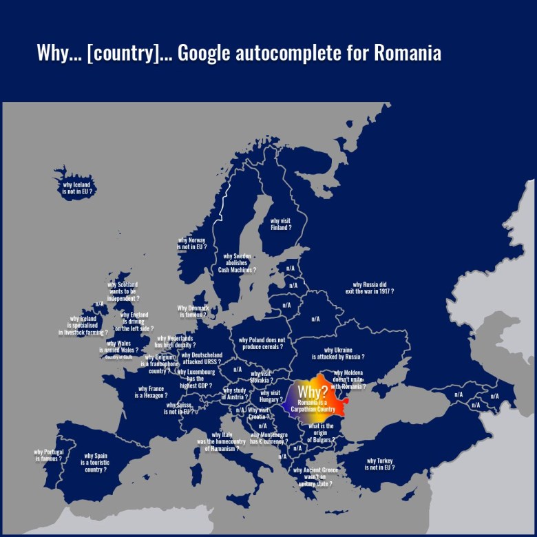 Dlaczego ... nazwa kraju automatycznie autouzupełnianie w Rumunii