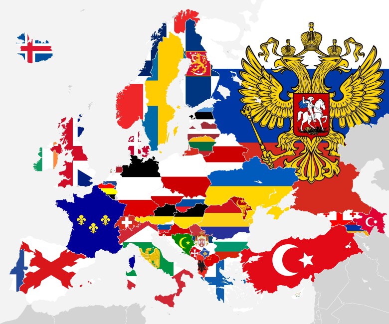 Pierwsza oficjalna flaga używana przez państwa europejskie