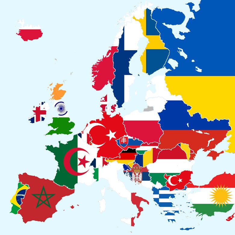 Największa mniejszość etniczna w krajach europejskich, 2018