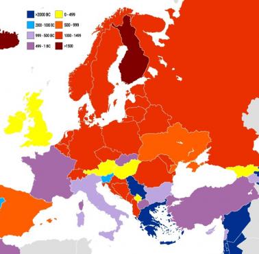 Kiedy powstały stolice poszczególnych europejskich państw