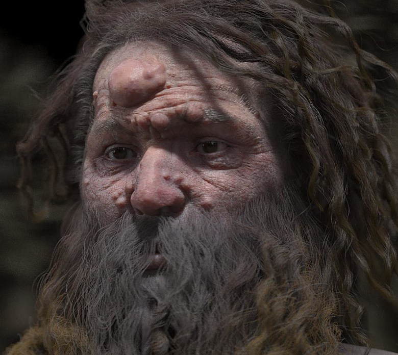 Rekonstrukcja twarzy człowieka (Cro-Magnon) sprzed 28 tys. lat